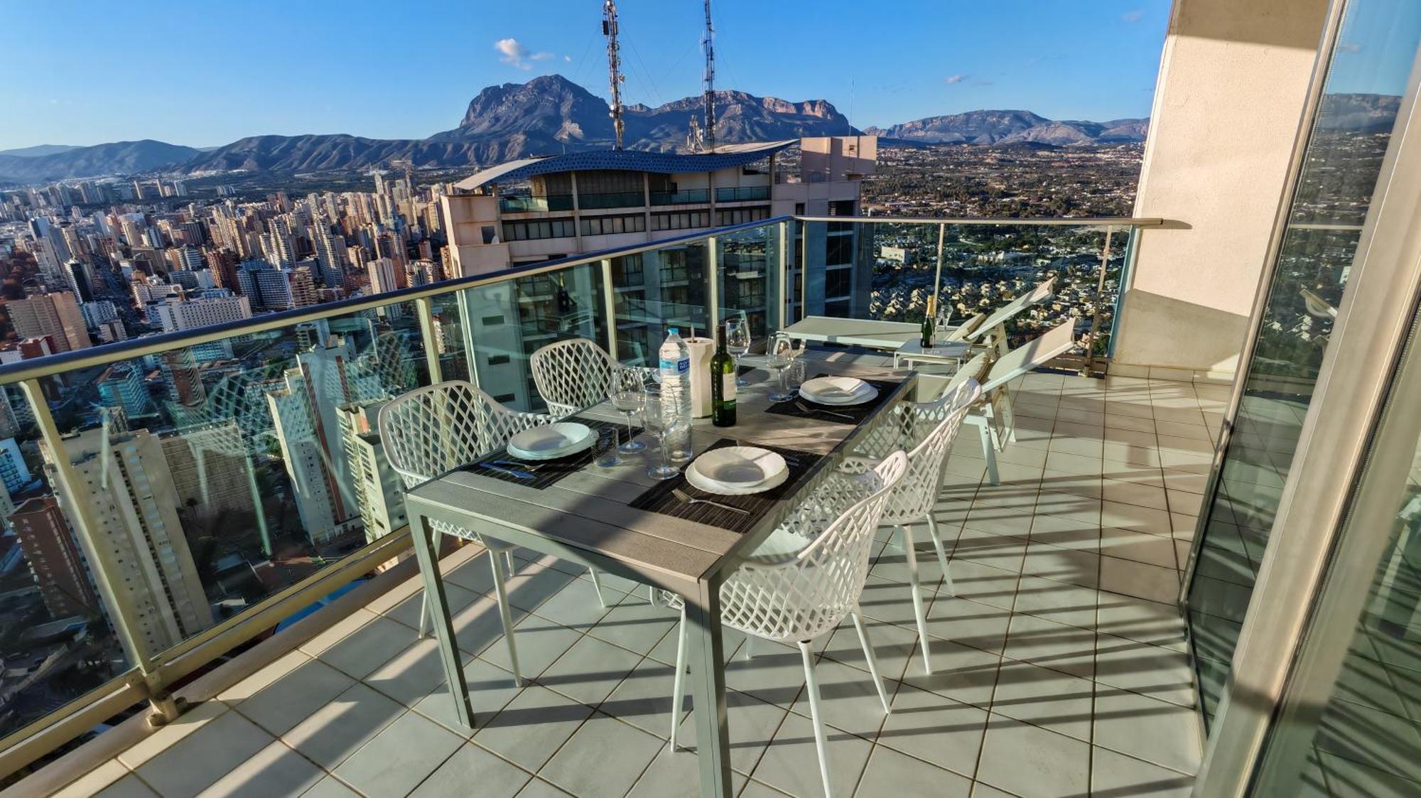 Skyline Floor 28 Sea Views Apartment Benidorm Exterior foto