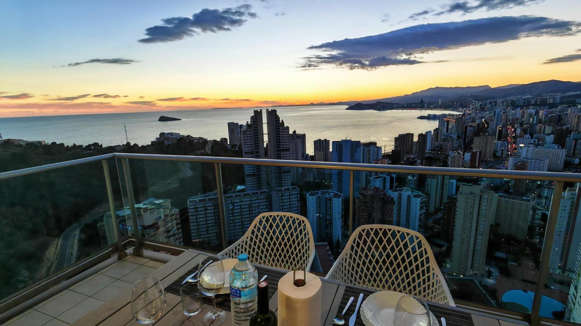 Skyline Floor 28 Sea Views Apartment Benidorm Exterior foto